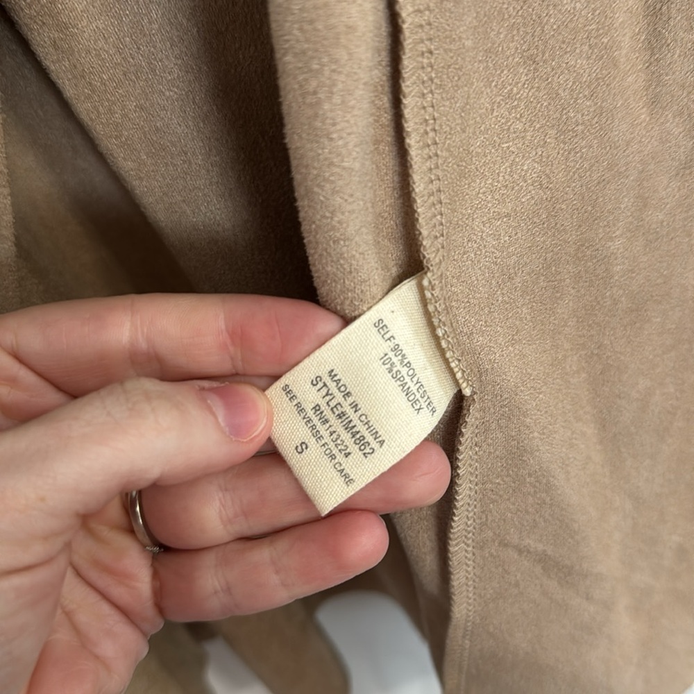 NanaMacs original perfect choice coat (mocha) suede. - Picture 6 of 12